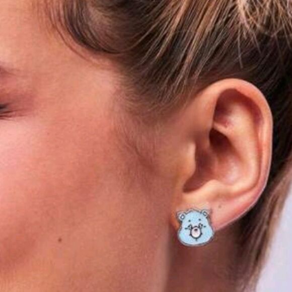 Care Bear Enameled Licensed Character Stud Earrings - Picture 5 of 7